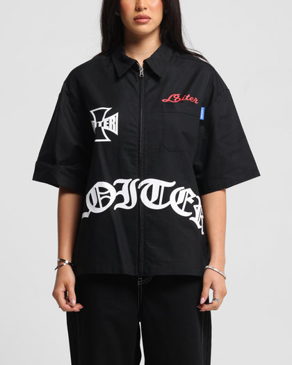 Loiter Chopper Work Shirt Black