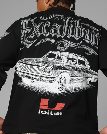 Loiter Low Rider Long Sleeve T-Shirt Black