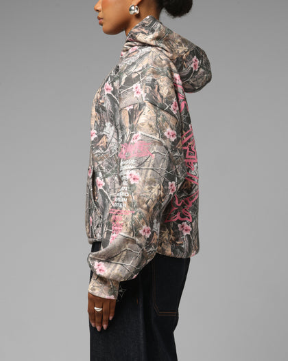 Loiter Blade Hoodie Pink Real Tree