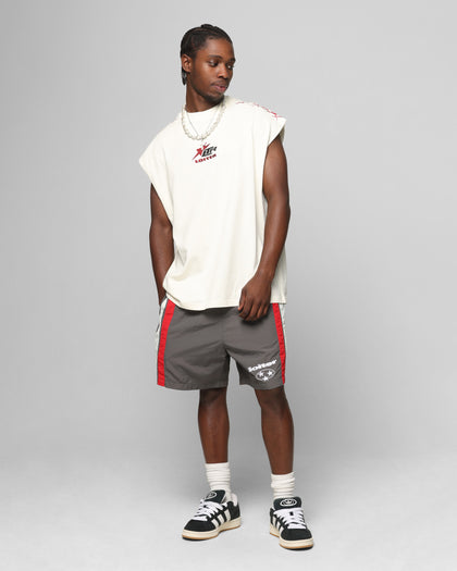 Loiter Cyber Muscle T-Shirt Off White