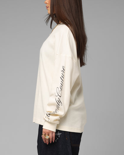Loiter Purity Thermal Long Sleeve T-Shirt Off White