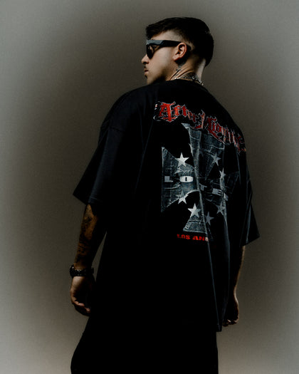 Loiter x After Midnight Cross T-Shirt Black
